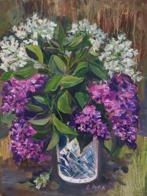 Lilac Time (Lilac Painting In Oil). Ripa Elena