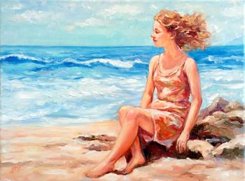Girl on the Seashore (Wind of Change). Rodionova Svetlana