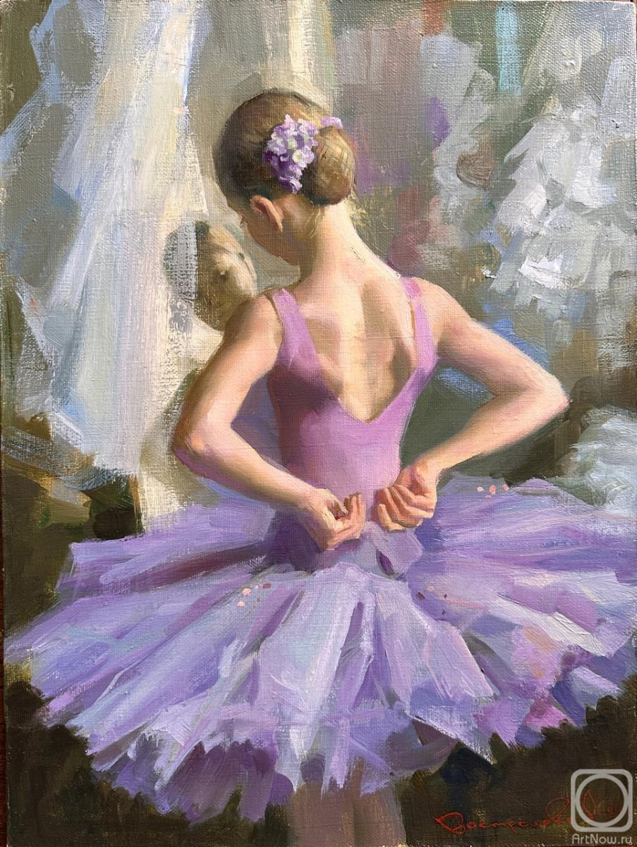 Vostrezova Anastasia. Ballerina in a lilac tutu