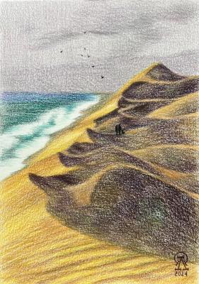 Dunes and waves. Lukaneva Larissa