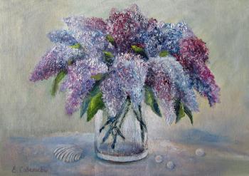 Lilac bush (To Buy A Painting As A Gift). Savelyeva Elena