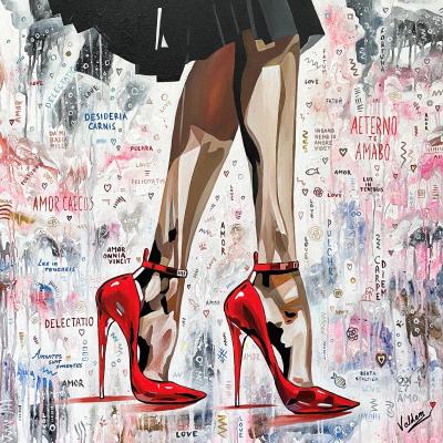 Red shoes (). Valdem Rayan