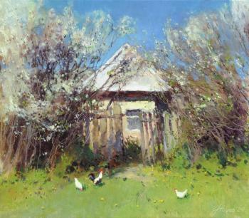 House in the Garden (The Spring Bloom). Zhilov Andrey
