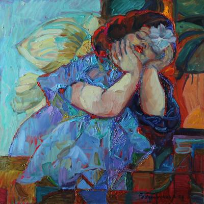 Girl in blue ( ). Podgaevskaya Marina