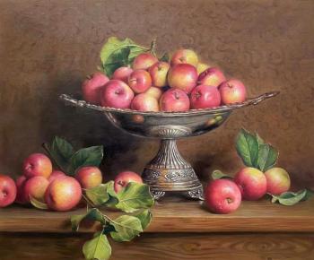 Vase with apples. Kamskij Savelij