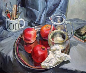 Still life with pomegranates. Nikonova Olga