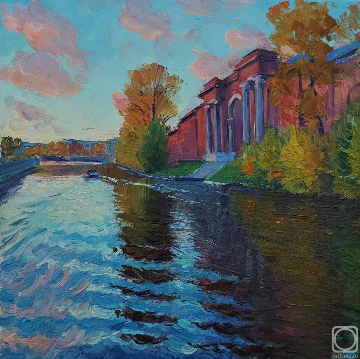 Melnikov Aleksandr. Autumn Evening at New Holland Island