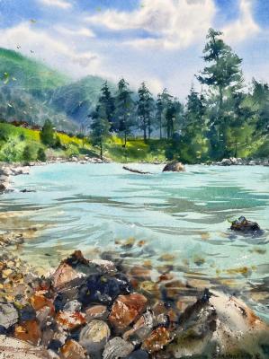 Arkhyz. Mountain river #2. Gorbacheva Evgeniya