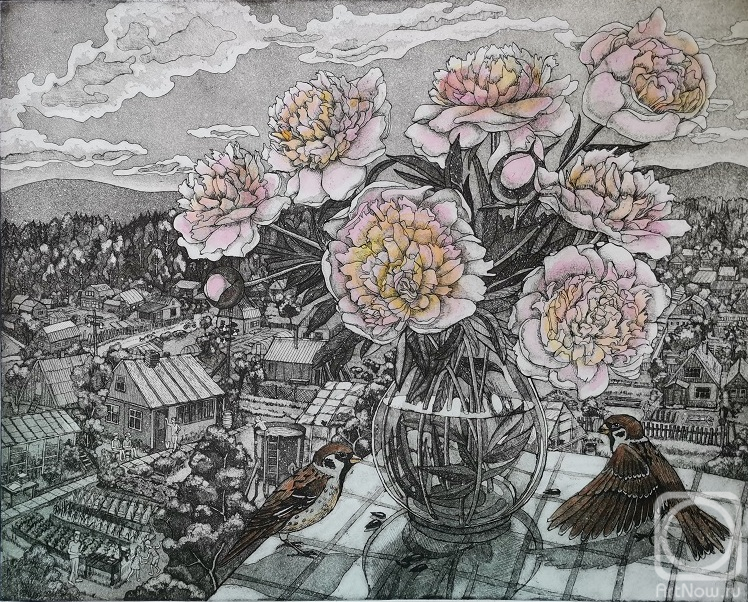 Kryukova Tatyana. Peonies