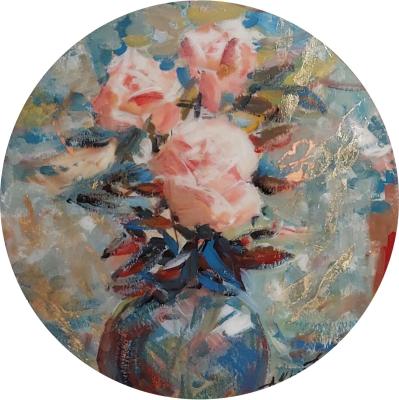 Still life with roses. Kharazian Artur