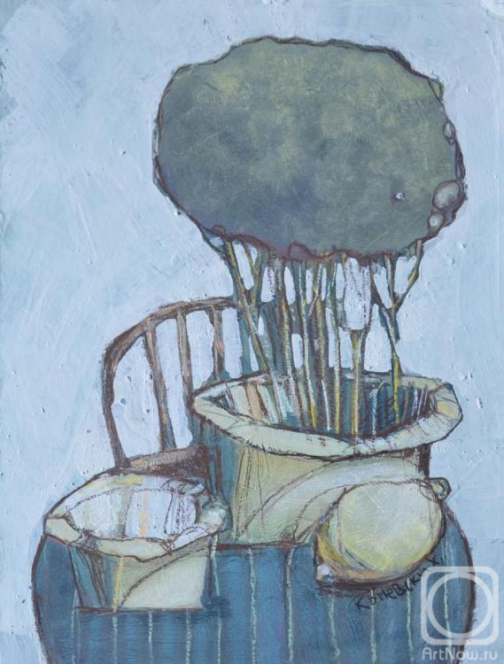 Konevskih Konstantin. Still life with lemon