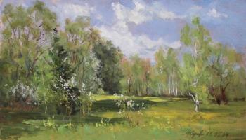 May Day for Easter (Oil Painting Spring). Serebrennikova Larisa