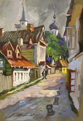 Street in Pskov (
). Schubert Albina