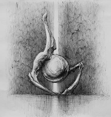 Composition with ball No. 15. Pshenichnyi Andrey