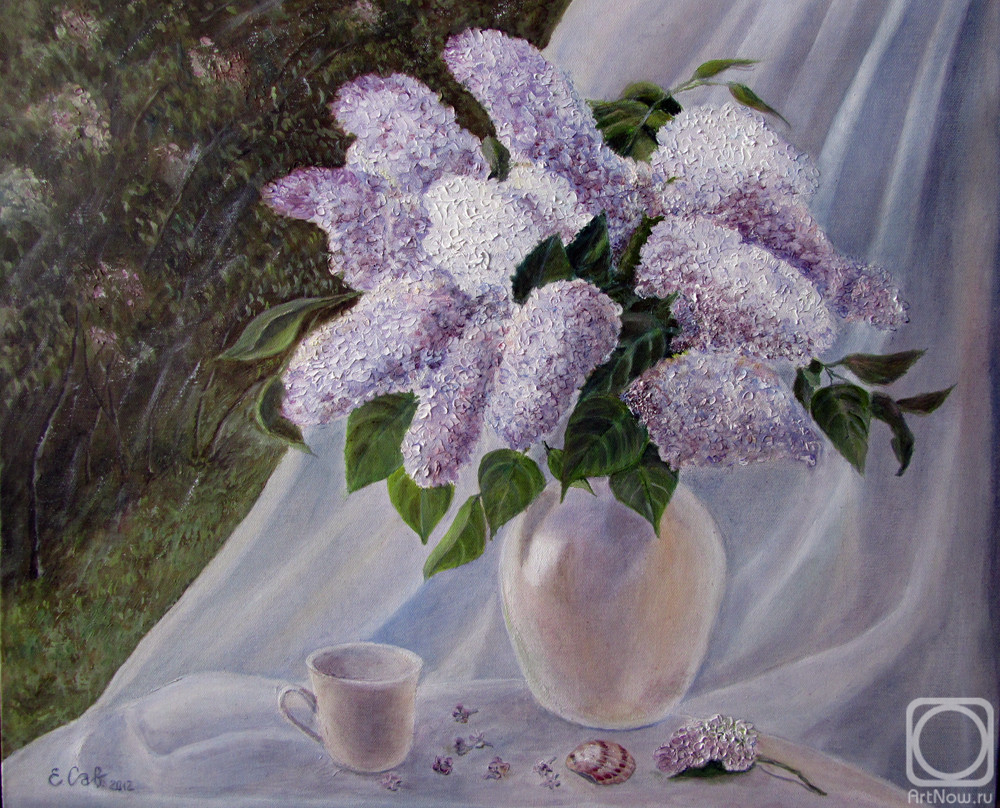 Savelyeva Elena. Bouquet of lilacs