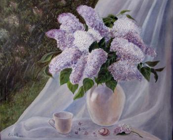 Bouquet of lilacs (Lilac Painting In Oil). Savelyeva Elena