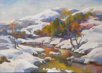 Snow in the mountains