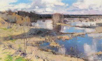 Big water. Abramovo (River Flood). Zhilov Andrey