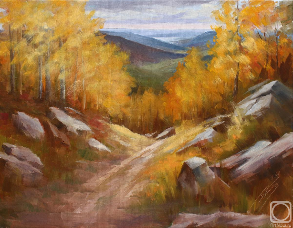 Starkov Valeriy. Autumn mountain plot