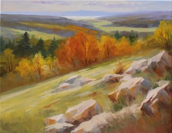 Autumn landscape (Bright Stones). Starkov Valeriy