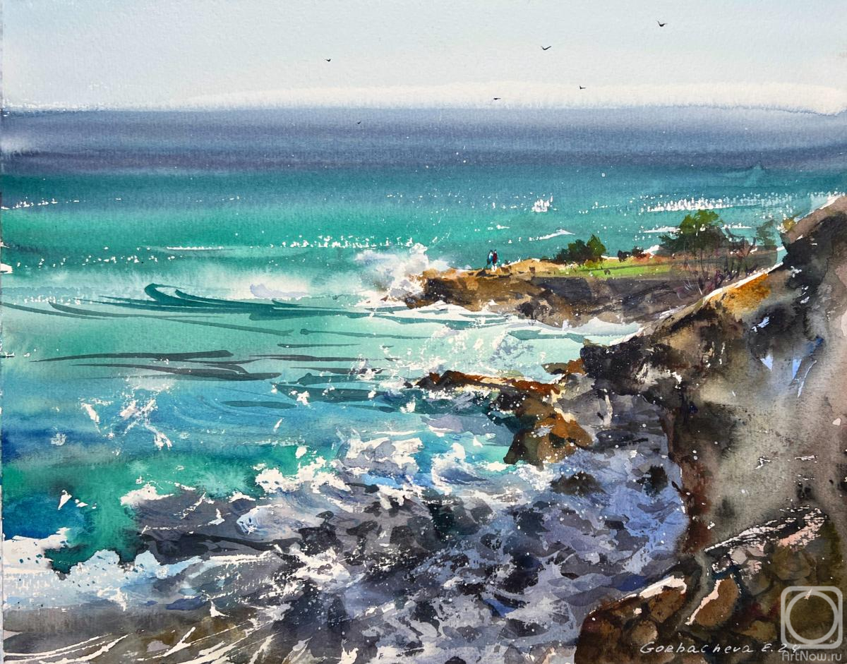 Gorbacheva Evgeniya. Waves and rocks #21