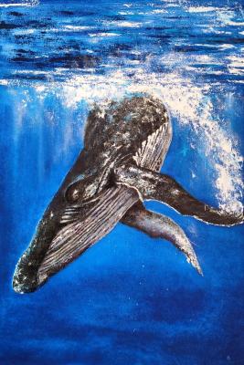 Painting Blue Whale (Painting As A Birthday Gift). Litvinov Andrew
