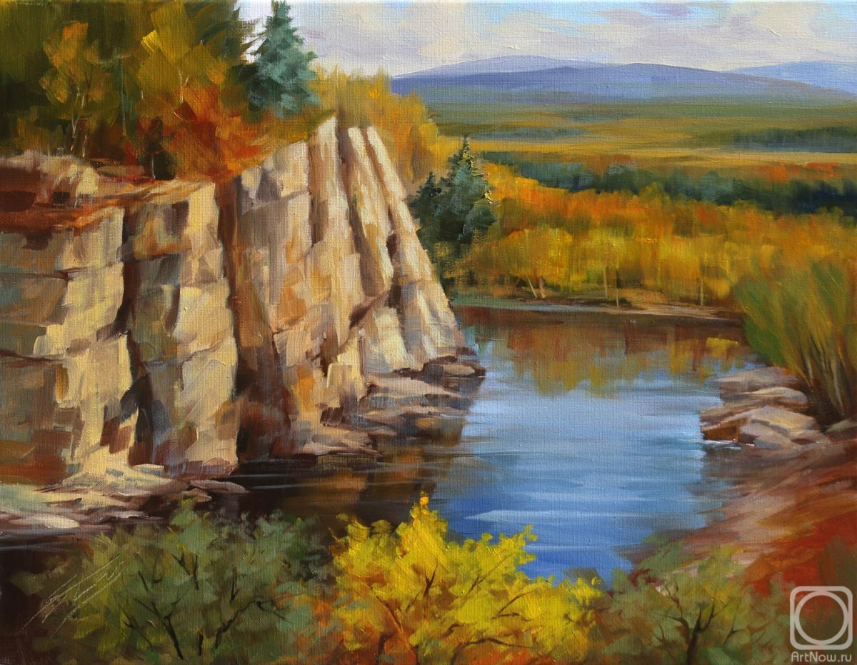 Starkov Valeriy. Autumn on the river