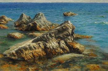 Rocks near the shore