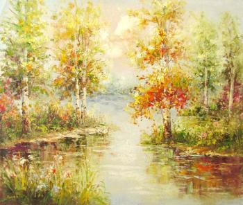 Quiet autumn. Burov Anton