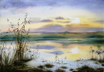 Dawn Over The River. Kovalenko Olga