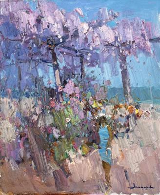 Joy. Spring. Wisteria