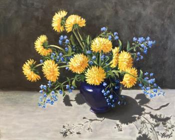 Sunny bouquet (Painting Moscow Buy). Kirilina Nadezhda