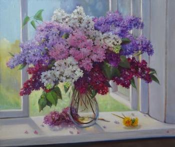 Lilac on the window