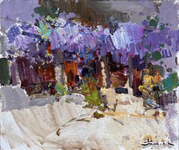 Cafe under wisteria. Makarov Vitaly