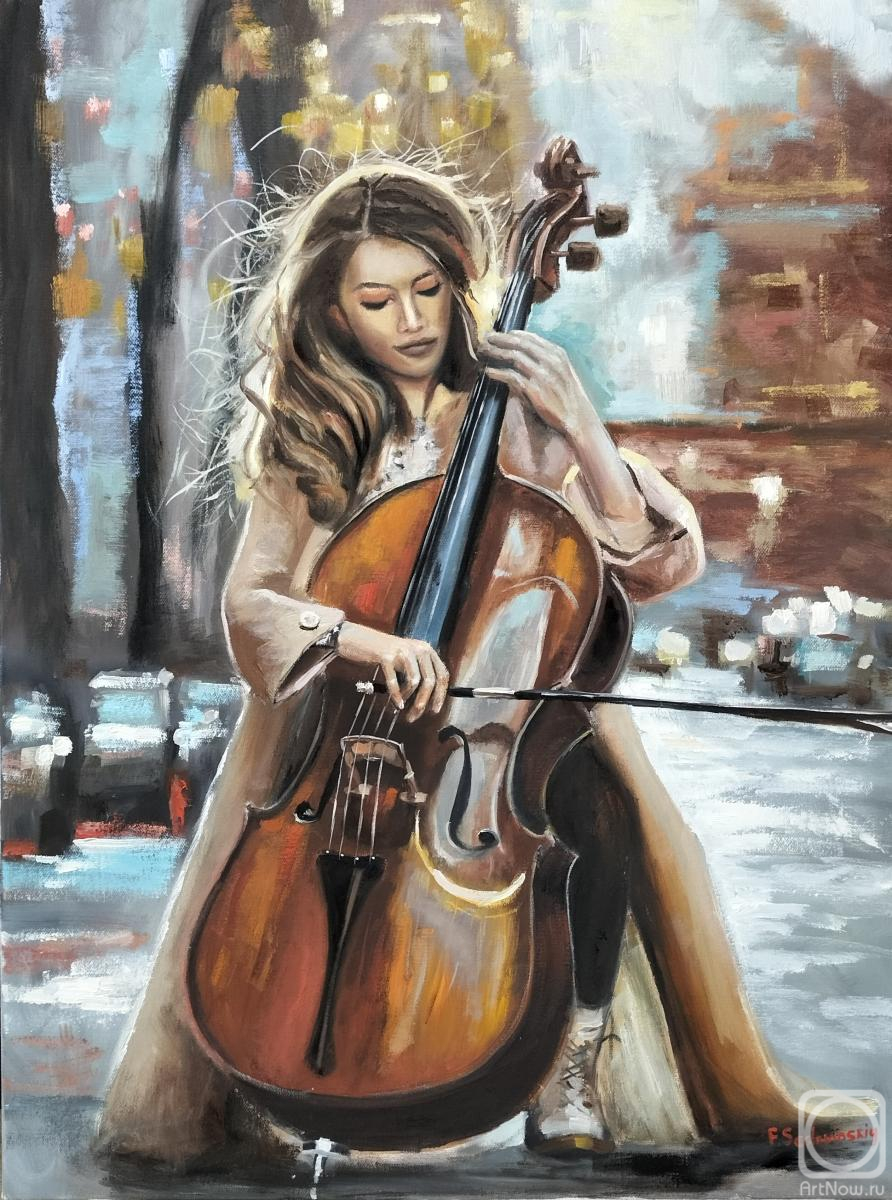 Seslavinskiy Filipp. Cellist