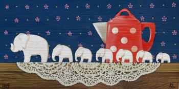 Elephants for good luck (). Kalinkina Dina
