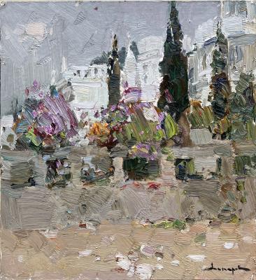 Silvery light of a spring day