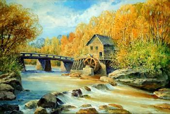 Mill. Golden Autumn. Khon Andrey