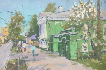 Vologda, st. Herzen in bloom. Polyakov Arkady
