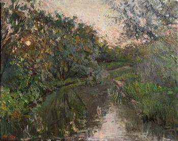 May Evening on the Chermyanka River. Solodilova Natalia