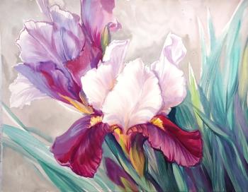 The joy of irises. Mikhalskaya Katya