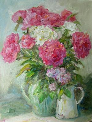 Bouquet of peonies. Novikova Marina