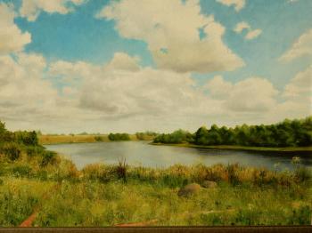 View of the river Volhov not far from Old Ladoga. Nikolaeva Ludmila