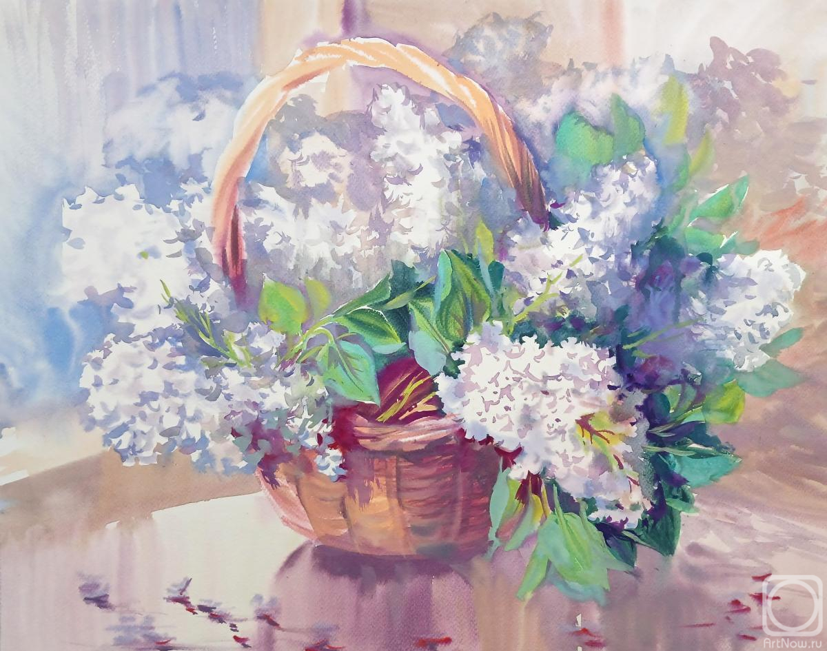 Mikhalskaya Katya. White lilac