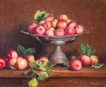 Vase with apples. Kamskij Savelij