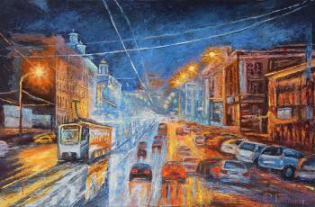 Budennovsky Prospekt, evening