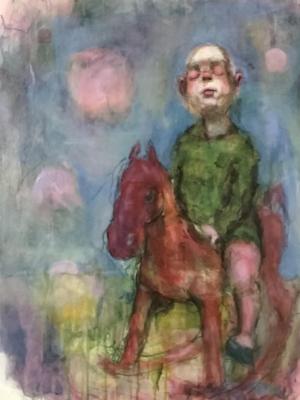 Red Horse (Rocking Horse). Kachanov Igor