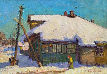 Warm Evening in March. Vikov Andrej