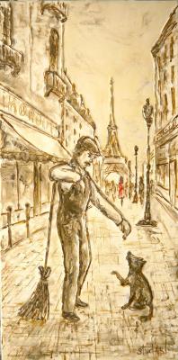 Parisian janitor. Stydenikin Yury