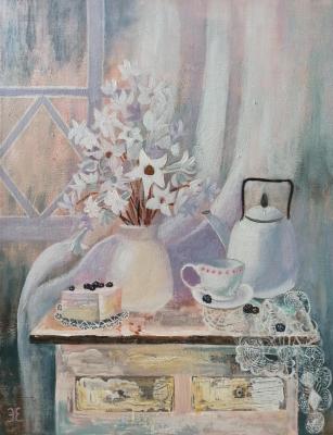 White still life. Erkenova Evgeniya